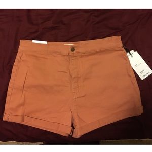Size 30 Forever 21 Orange High Waisted Jean Shorts
